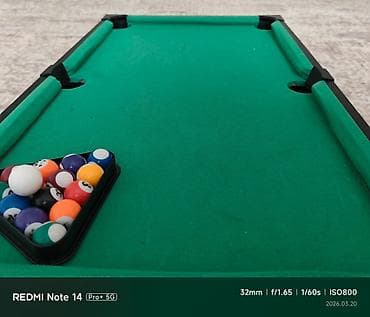 Лыжи: Настольный мини-бильярд (пул) Комплект: - Игровой стол с тканью — 1