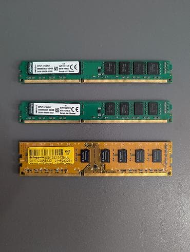 Оперативная память (RAM) для ПК, Б/у, Kingston, 8 ГБ, DDR3, 1600 МГц