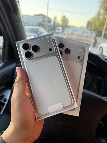 IPhone 17 Pro Max, Б/у, 256 ГБ, Matte Silver, 100 %