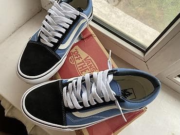 кеды вансы: Мужские кроссовки, 40.5, Vans, Новый, цвет - Синий, Самовывоз, Платная доставка — 3