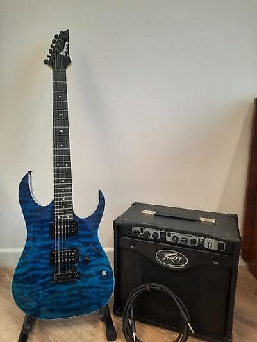 струны гитары: СРОЧНО!!! Продаю электрогитару Ibanez gio grg120 и комбоусилитель — 1