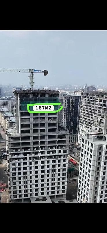 Продажа квартир: 5 и более комнат, 187 м², Элитка, 19 этаж, Готовая ПСО (под самоотделку) — 2