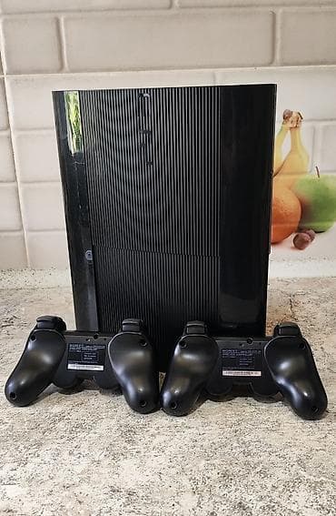ps3 internet: Playstation 3 Super Slim 500 gb. Приставка прошитая, последней — 2