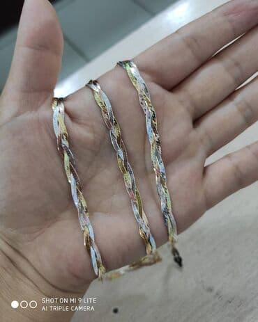 свадебное платье для высокой невесты: Серебро 925пробы Дизайн Италия Колье + браслет Длина 50см Есть — 3