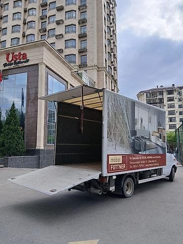 работа с грузовым автомобилем: Грузовой фургон с гидробортом для перевозки мебели и бытовых грузов - — 3