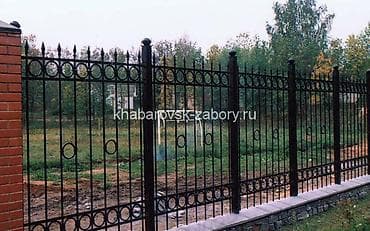 Бетон евро тосмолор: Металлические заборы и секции ограждения - Тип: сварные и кованые — 8