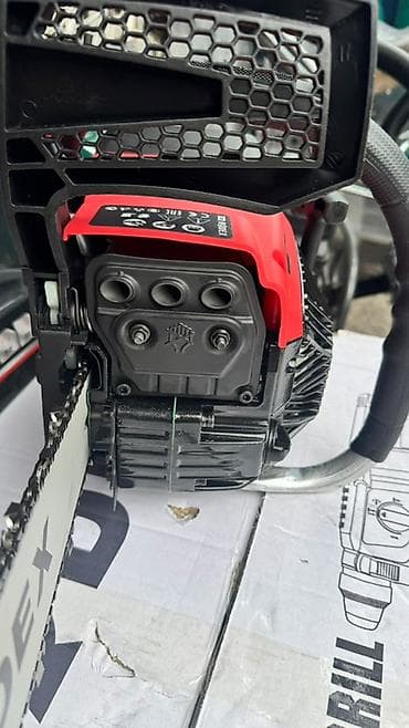 Пилы: Бензопила RODEX RDX2504 - Тип: бензиновая цепная пила - Двигатель — 4