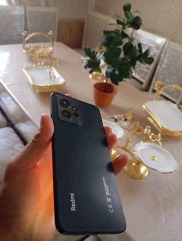 ıphone 14 pro max: Redmi, Redmi 12, Б/у, 128 ГБ, цвет - Черный — 1