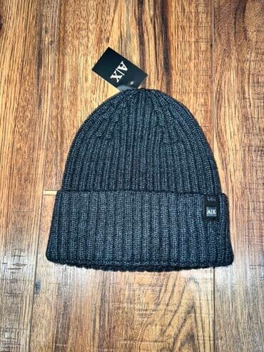 туника трикотажная: Шапка, Бини, Трикотаж, Осень-весна, С отворотами — 18