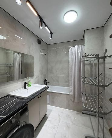 binar: 2 комнаты, 77 м², Асанбай мкр Элитка, 9 этаж, Евроремонт — 4