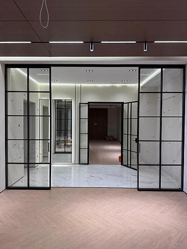 Металл сейф эшиктери: Буюртмага Лофт-тосмо, Брондолгон айнек, Монтаждоо, Акысыз өлчөө, Акысыз жеткирүү — 9