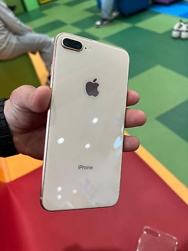 IPhone 8 Plus, Б/у, 64 ГБ, Золотой, Чехол, 92 % at lalafo.kg IPhone 8 Plus, Б/у, 64 ГБ, Золотой, Чехол, 92 %