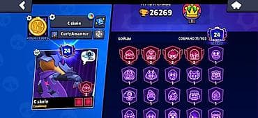Игровой аккаунт Brawl Stars Основные характеристики: - Кубки: 26 269