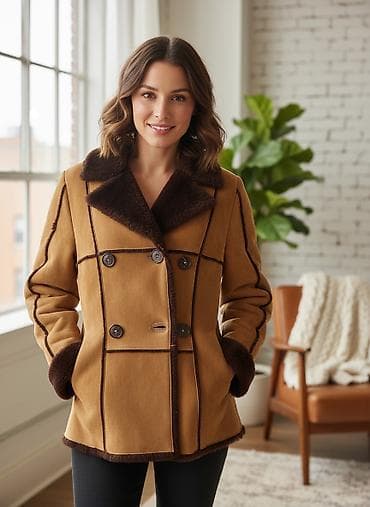 Дубленка, Турция, Короткая модель, L