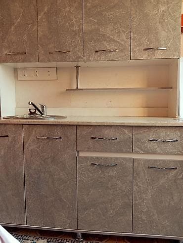 полка для раковины: Кухонный гарнитур, цвет - Серый — 1