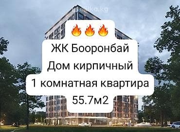 1 бөлмө, 55 м², Элитка, 15 кабат, ПСО (өз алдынча бүтүрүү)