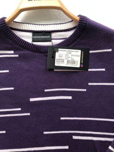 Свитера: Мужской свитер, S, M, L, Armani, Новый, цвет - Черный, Самовывоз — 5