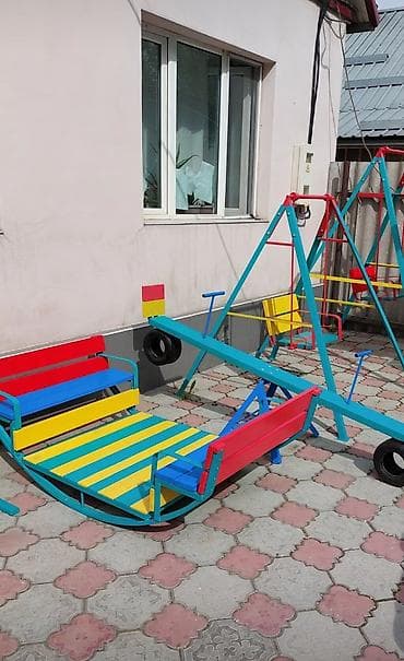 Игровые комплексы: Детская горка Для улицы, Металл, Новый — 3