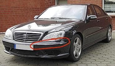 молдинг на бампер: Mercedes-Benz, Новый — 3