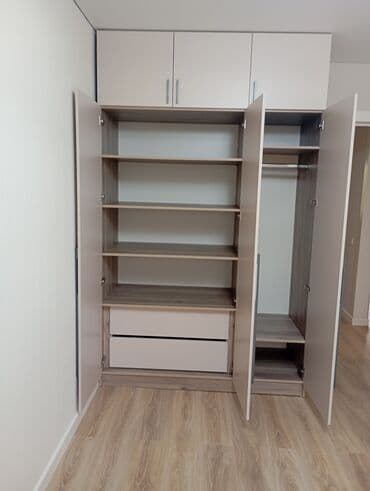 шкаф с тумбой: Шкаф для одежды, Прямой, ЛДСП — 2