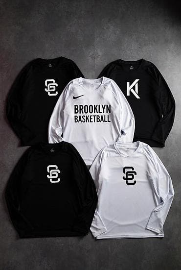 l xl: Стильные спортивные лонгсливы Nike в минималистичном дизайне — — 2