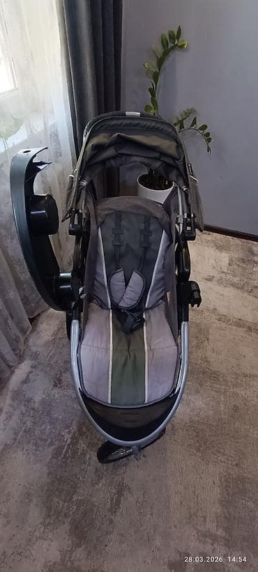 коляска для тройни: Прогулочная коляска-трансформер с тремя колесами — 6