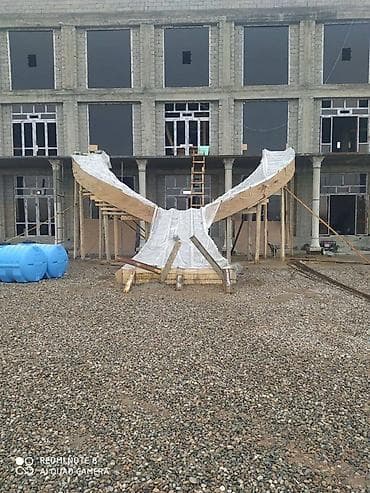 материалы для лестницы: Бетонная лестница Для дома, Форма лестницы: Много-маршевая — 4