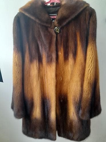 lost cherry: Шуба, По колено, Канада, С капюшоном, 2XL — 5