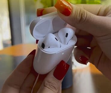 скупка аирподс: Вкладыши, Apple, Новый, Беспроводные (Bluetooth), Классические — 1