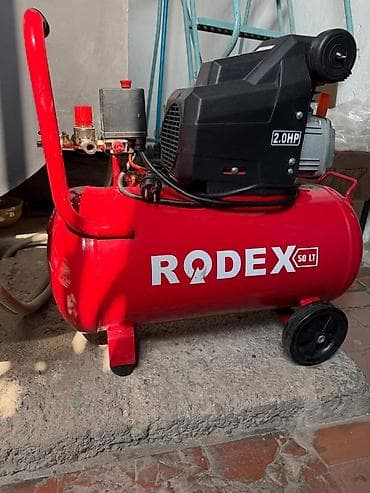 force 142: Компрессор Для покраски, Электрический, Поршневой, Б/у — 2