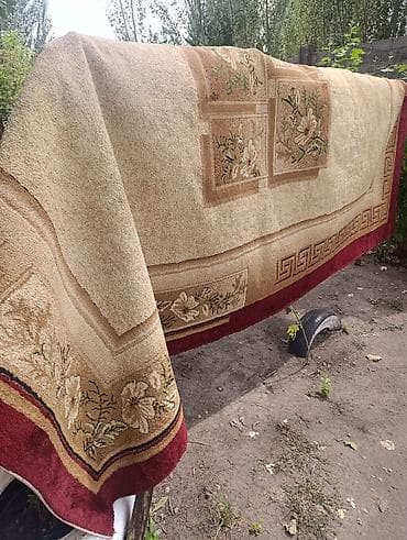 верблюжья шерсть: Ковер Б/у, 400 * 250, Безналичная/наличная оплата — 1