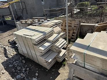 стойка битон: Плиты из натурального камня (известняк/ракушечник), распиленные в — 3