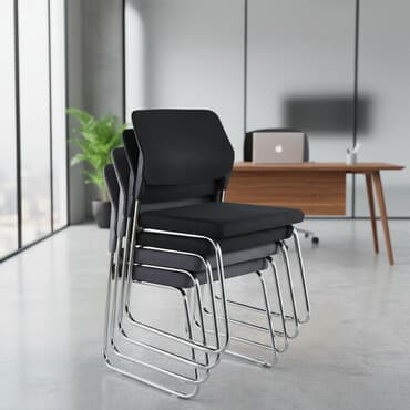 стул для школьников: Офисный стул, Новый, цвет - Черный, Железо, В рассрочку — 1