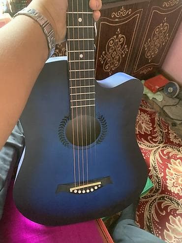 скутер на воде: Акустическая гитара BLUE STAR - Тип: акустическая, корпус с вырезом — 2