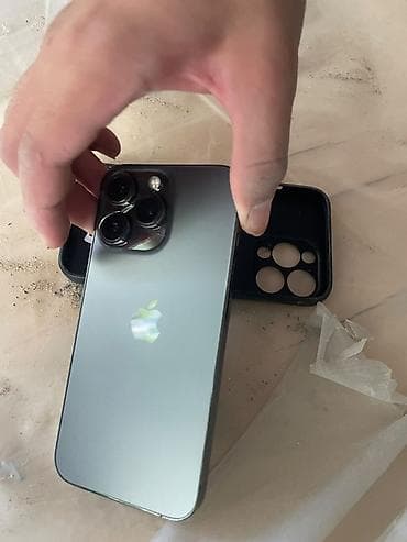 Техника и электроника: IPhone 13 Pro, Б/у, 256 ГБ, Черный, Чехол, 84 % — 3