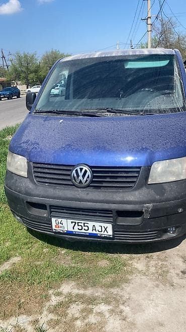 т4 t4: Volkswagen Transporter: 2004 г., 2.5 л, Ручные, Дизель, Фургон — 1