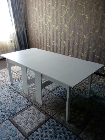 советский раскладной стол: Стол для зала, Новый, Складной, Прямоугольный — 6