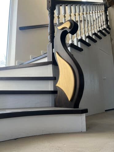 Лестницы и комплектующие на заказ: На заказ лестница 
Баардык турун жасайбыз мыкты сапатта — 9
