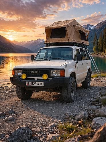 Спорт жана хобби: АРЕНДА авто + Автопалатка на крышу (Roof Top Tent) - Вместимость — 2