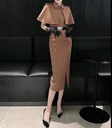 Шубалар: Кече көйнөгү, Классикалык, Жеңдери жок, L — 1