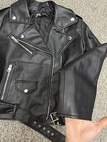 Толстовки, худи: Продается кожанка Zara (оригинал) Размер М Носила 1 раз Абсолютно — 2