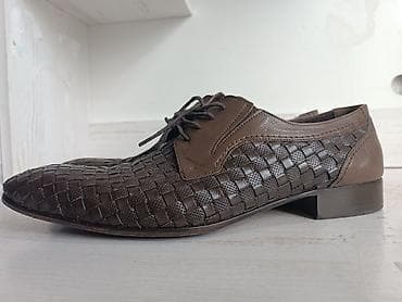 обувь белая: Мужские туфли, 42, Б/у, цвет - Коричневый — 2