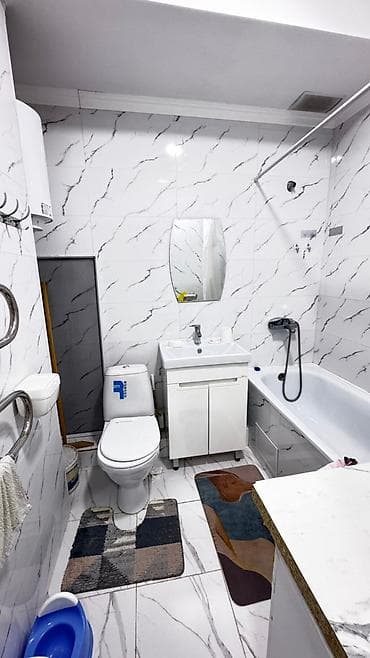 мкр аламедин 1: 1 бөлмө, 41 м², Элитка, 3 кабат, Евроремонт — 8