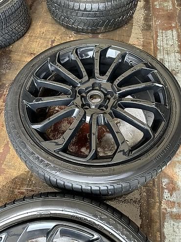 Шиналар жана дисктер: Дөңгөлөктөр монтажда 275 / 40 / R 22, Жай, Колдонулган, 1 даана, Жол тандабастар (АТ/МТ), Куйма, тешиктери - 5 — 2