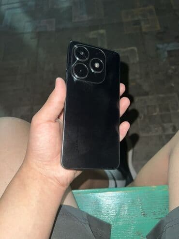 смартфоны фронтальная вспышка: Tecno Spark 20, Колдонулган, 256 ГБ, түсү - Кара, 2 SIM — 1