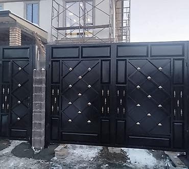 Распашные ворота: Стальные, Автоматические, Длина: 4 м, Другой бренд, Для частного дома, С калиткой, Оптом, Новый, Бесплатная установка — 2