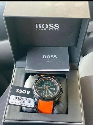 Часы BOSS (HUGO BOSS) в фирменной коробке с буклетом. - Модель с at lalafo.kg Часы BOSS (HUGO BOSS) в фирменной коробке с буклетом. - Модель с