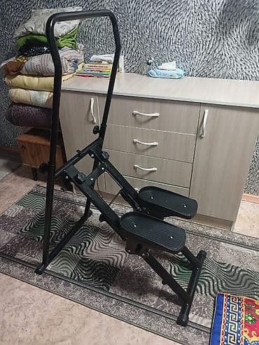 двойной велосипед: Степпер с поручнем для домашнего фитнеса, практически новый, подарили — 6