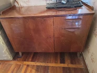 дерево мебель: Стенка-шкаф, Тип стенки-шкафа: Советская, Другое назначение, Б/у, Особенности: Для хранения посуды — 9