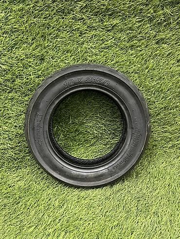 резина для зала: Покрышка 10×2.50 - Размер: 10 × 2.50 (маркировка на борту). - Тип — 1